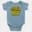 Neengala Tholanju Poorengala Illa Naane Drop Pannatta Short Sleeve Baby Onesie in Light Blue Color